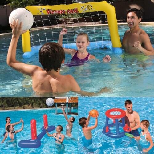 Football Volleyball Basketball Inflatable Swimming Pool Float Toys PartyWater Mattress Sports Games Adult Children Gifts Boia