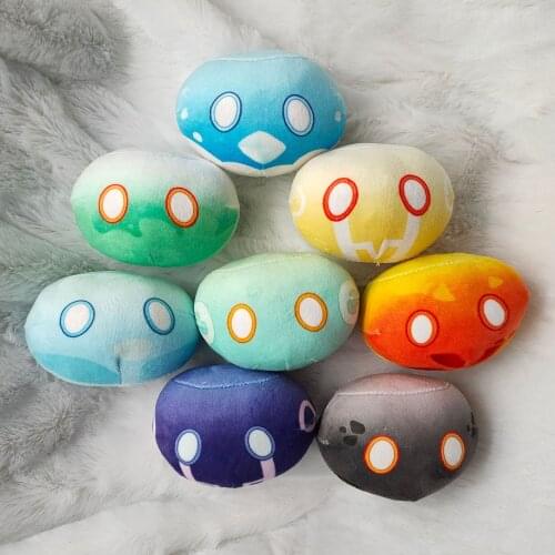 New Anime Game Genshin Impact Kaeya Alberch Monster Slime Cosplay Props Doll Adult Kids Plush Pillow Toy Accessories Gifts