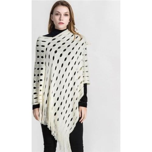 2019 New Design Winter Warm Solid Ponchos And Capes For Women Oversized Shawls Wraps Cashmere Pashmina Female Bufanda