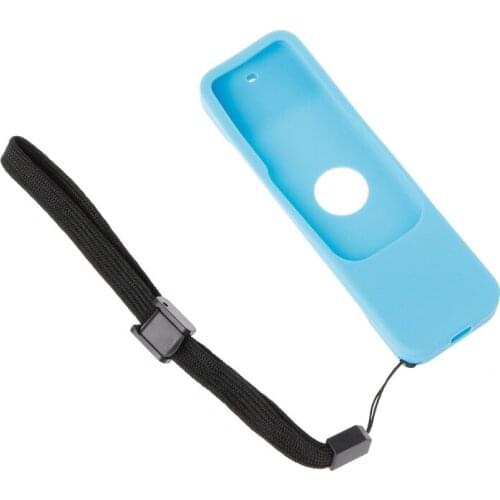 Silicone Protective Case With Lanyard for iphone TV 4th Gen Siri Remote Control E56B