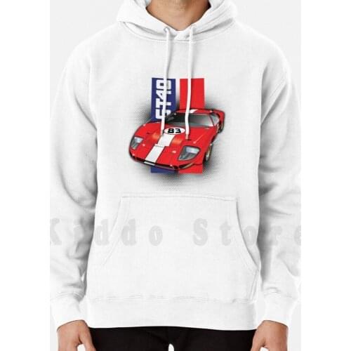 Gt40 hoodies long sleeve Sports Car Le Mans Gt40