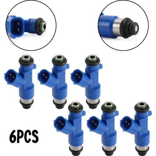 Artudatech 6PCS Fuel Injectors Fit For Infiniti G37 Nissan GT-R 63570 14002-AN001 Car Accessories