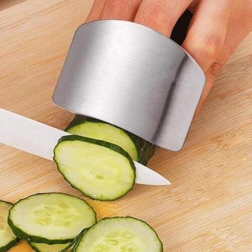 1 Pcs Stainless Steel Finger Practical Guard Knife Cut Finger Protection Tool Kitchen Knives & Accessories