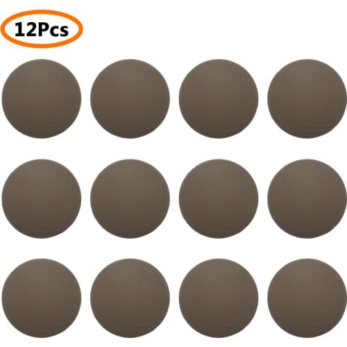 12Pcs Self Adhesive Strong Stickiness Door Knob Stopper Bumper Handle Guard Wall Protector for Protecting Door Cabinets