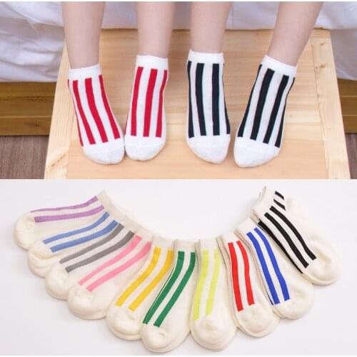 2016 summer cotton boy girls socks boat socks kids socks for 1-10 year children socks 10 pcs=5 pairs / lot Brand Children Wit