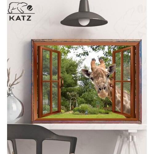 3D Giraffe Diamond Painting Animal Embroidery Crossing 5D Diy Window Animal Diamond Mosaic Art Gift Cross Stitch Home Decoration