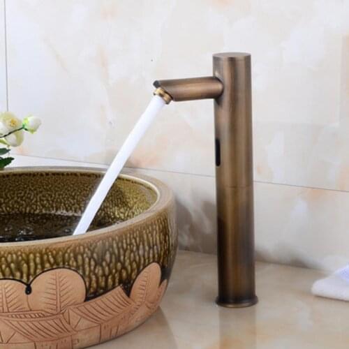 Automatic Sensor Water Faucet Bathroom Basin Mixer Hands Free Faucets Wash Basin water Taps bathroom sink faucet