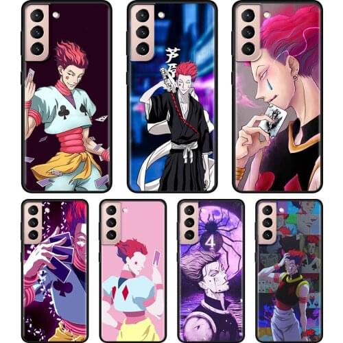 Cover for Galaxy S20 FE S10 S9 Plus S10e Fundas Hisoka Anime Protective Coque Phone Case for Samsung S21 Ultra