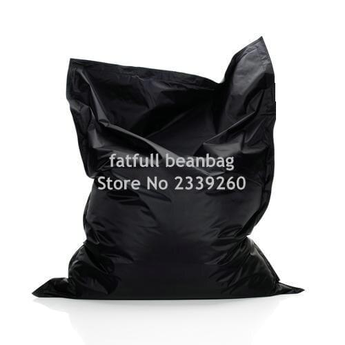 Cover only No Filler - Black Color outdoor bean bag chair - home furniture - beanbag sofa beds with beans