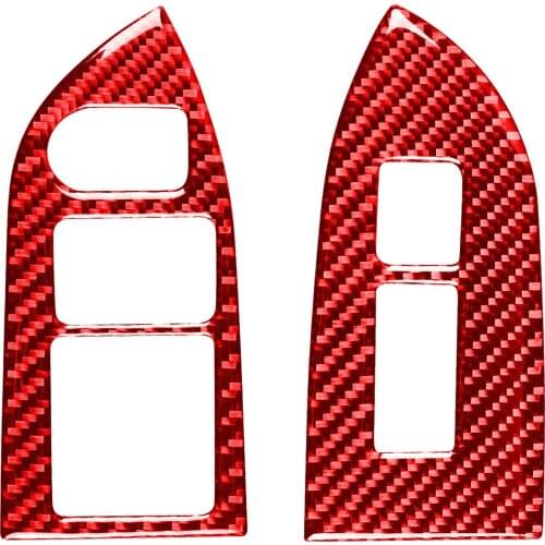 For Subaru BRZ Toyota 86 (2017-2019) Car Window Lift Switch Button Cover Trim Styling Sticker