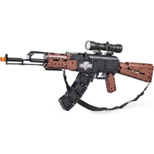 City building Blocks technical gun toy AK47 models Building toy gun model 98k bricks Educational toys for Children toys for kids