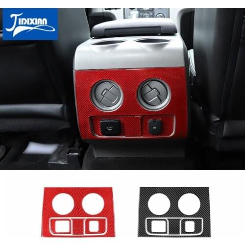 MOPAI Car Rear Armrest Box Air Outlet Decoration Cover Stickers for Ford F150 Raptor 2009-2014 Interior Accessories