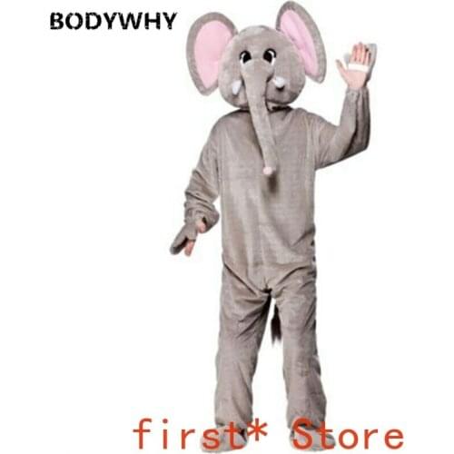 Elephant Mascot Costume Suit Cosplay Party Game Dress Outfits Advertising Adult Hot Interesting Funny Cartoon Character Clothing