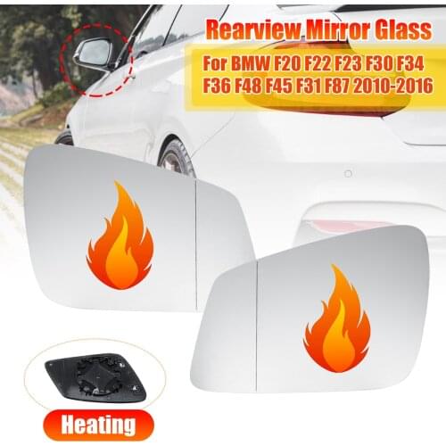 Left/Right Side Rearview Wing Heated Mirror Glass For BMW F20 F22 F23 F30 F34 F36 F48 F45 F31 F87 2010 2011 2012 2013 2014- 2016