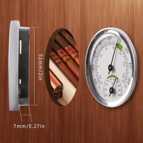Analog Indoor/Outdoor Thermometer Hygrometer Temperature Humidity Wall
