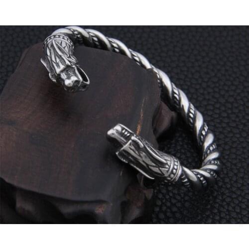 Stainless Steel Dragon Bracelet Jewelry Fashion Accessories Viking Bracelet Men Wristband Cuff Bracelets For Women Bangles