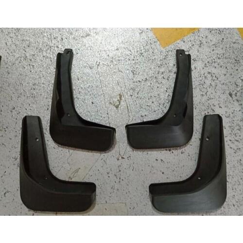 New Black Stylish Mud Flaps Splash Guard Mudguard Mudflaps Fenders 4pcs For Volkswagen POLO 2011 2012 2013