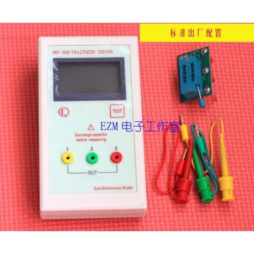 Portable MK-328 ESR meter Tester transistor inductance capacitance resistance LCR TEST MOS/PNP/NPN automatic detection