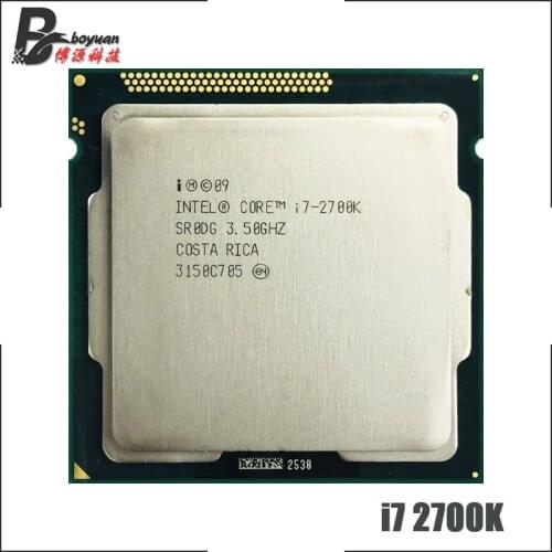 Intel Core i7-2700K i7 2700K 3.5 GHz Quad-Core CPU Processor 8M 95W LGA 1155