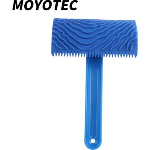 MOYOTEC Imitation Realistic Wood Grain Tool Liquid Wallpaper Art Paint Rubber Imitation Wood Grain Tool DIY Brush Painting Tool