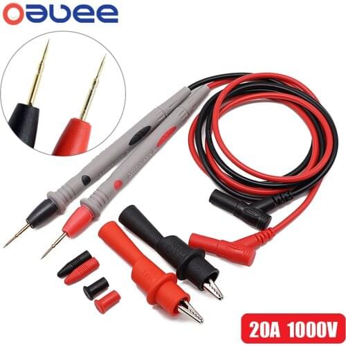 20A 1000V Probe Test Leads Pin Universal test leads Digital Multimeter Needle Tip Multi Meter Tester Lead Probe Wire Pen Cable