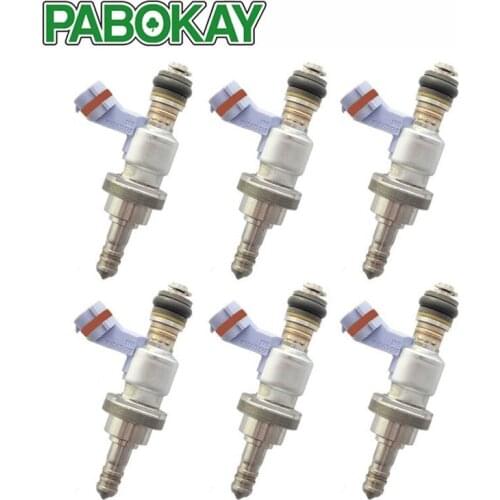 6 pieces x for Lexus Fuel Injectors 23209-39155-C0 GS350 GS450h IS350 Toyota 23250-31030