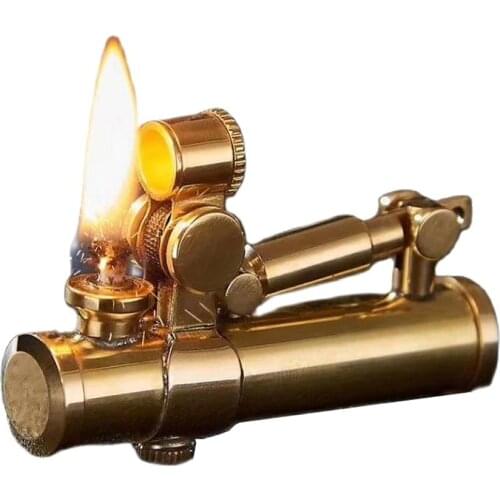 Vintage metal velvet lighter oil lighter Outdoor camping fire tool
