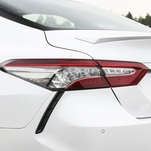 For Toyota Camry XV70 LE XLE 2017- 2020 Rear Tail Light Lamp Cover Trim Strips Eyebrow Eyelid Decoration Protector Accessories