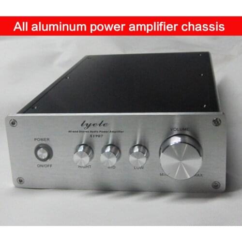 190*70*260 /310MM Deep All Aluminum Alloy Power Amplifier Chassis DIY X1907 Amplifier Shell Bile Box DIY Enclosure House