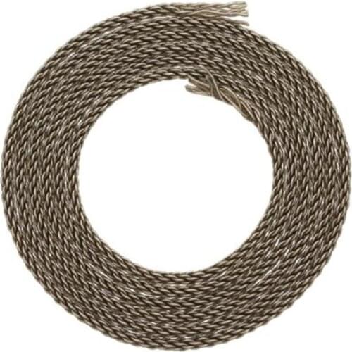 2Pcs/Lot 1.2M 6N Single crystal copper silver plate Replacement wire Audio Cable Headset Wire Earphone Maintenance Wire