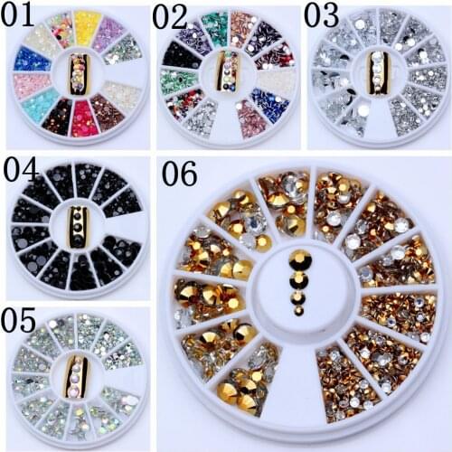 Mixed Color Chameleon Stone Nail Rhinestone Small Irregular Beads Manicure 3D Nail Art Decoration In Wheel Accessories