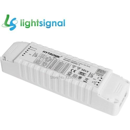 50W selectable constant current dimmable LED driver,350ma~900mA, with 1~10v dimming & switch-dim