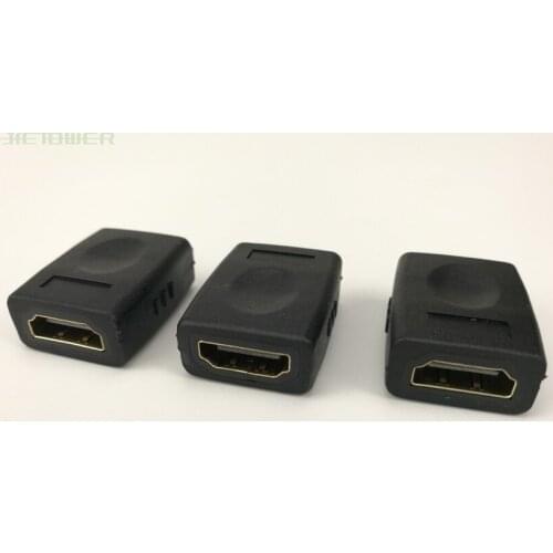 500PCS/LOT HDMI Extender Female to Female Connector 4K HDMI 2.0 Extension Converter Adapter Coupler for HDTV 1080P HDMI Extender