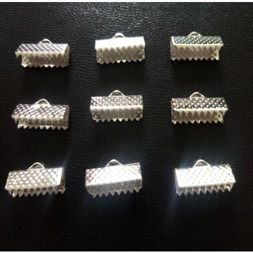 50pcs Cord Crimp End Beads Buckle Tips Clasp For Jewelry Making Necklace Bracelet Cords Connectors Diy Jewelry Accessories