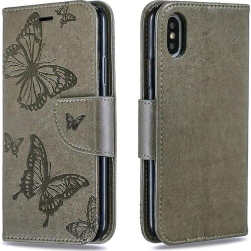 Flip wallet case for iPhone 6 7 8 Plus 8Plus PU leather card slots coque capa with stand case for iPhone X XS XS Max phone cover