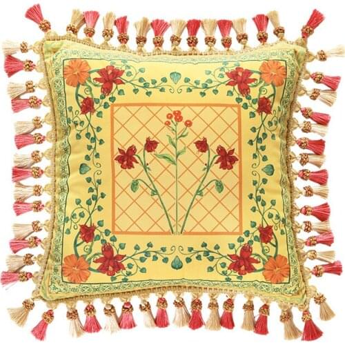 New style sofa pillow case modern light luxury Velvet cushion cover French style retro living room pillow case