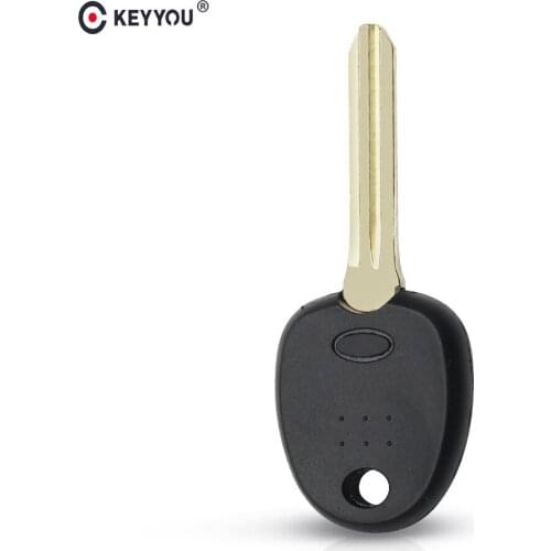 KEYYOU Transponder Key Shell With Left Key Blade Fob Key Blank Cover Replacement Case For Hyundai