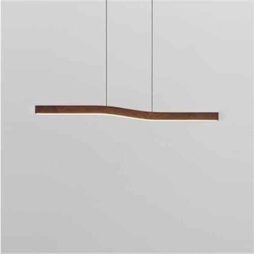 Italy Nordic Postmodern Creative LED Restaurant r Art Wood Grain Living Room Designer Chandelier