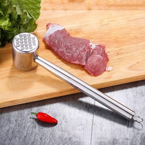 Stainless Steel loose Meat Hammer 304 Stainless Steel Steak Meat Hammer Kitchen Restaurant Multi-Function Meat Hammer Utensils