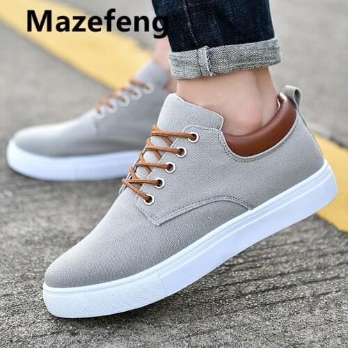 2021 New Summer Autumn Canvas Mens Shoes Breathable Men Vulcanized Shoes Slip Wear Mens Flat Shoes Soft Casual Shoes Size 47