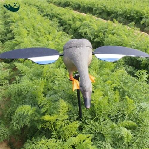 New Research And Development Hunting Duck Decoy Mallard 6V/12V Plastic Duck Decoy Hunting Trap With Magnet Spinning Wings