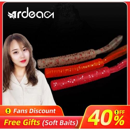 Ardea Soft Lures Silicone Bait 48/40mm 0.4/0.3g Wobblers Worm Artificial Swimbait bass Jigging Baitfishing Fishing Tackle