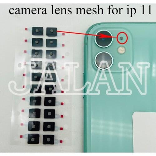 10pcs Rear Microphone Net Close To Big Rear Camera For IP 11 11Pro Pro MAX Dust Net Installation Damaged Microphone Repair