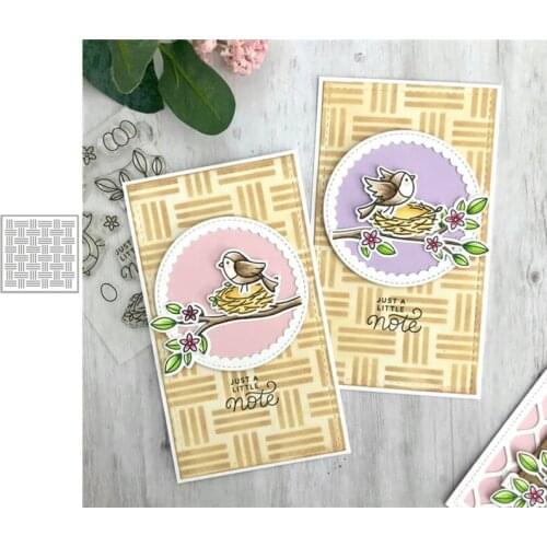 Pattern Metal Cutting Stencil DIY Scrapbooking Easter Craft Embossing Making Stencil