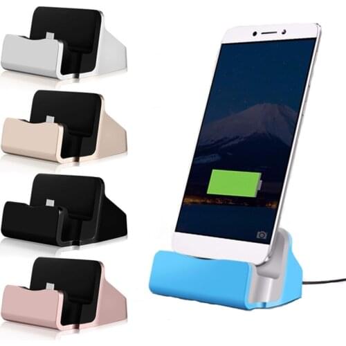 USB Type C Docking Station Desktop Stand Phone Charger For Samsung A32 A52 A72 5G A31 A51 A71 A70 A30 A50 A20S S8 S9 S10 Cable