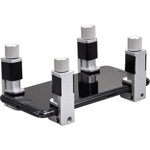 8 Adjustable Fixing Devices for Smartphones 8 Metal Mobile Phones and Tablets LCD Display Clips Screen Press Ferramentas Workpro