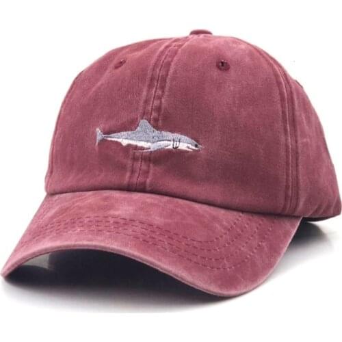 Which In Shower Stitched Shark Snapback Man Cap Baseball Cap Hip Hop Embroidery Curved Strapback Dad Hat Summer Fish Sun Hat Cap