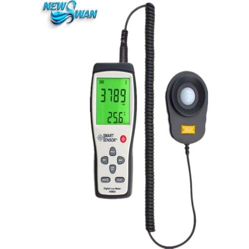 Digital Lux meter Spectrophotometer Light Meter 200,000 Test AS823 High Precision Digital Luxmeter Illuminometer
