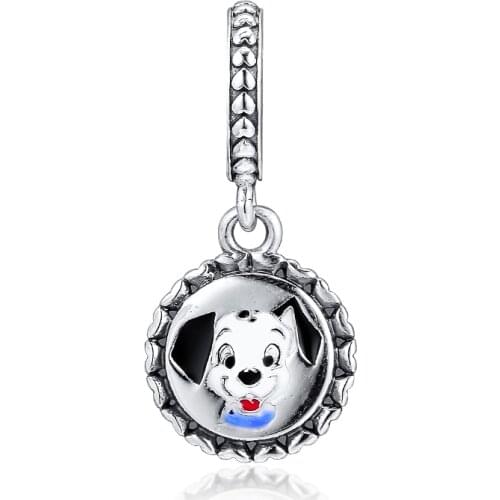 CKK Silver 925 Jewelry Dog Mom Dangle Charm Fits Original Bracelets Sterling Silver Beads