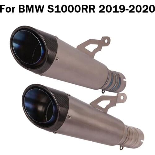 For BMW S1000RR 2019-2020 Exhaust System Connect Pipe Middle Link Tube Muffler End Tips Titanium Alloy Slip On Motorcycle